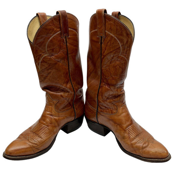 Tony Lama VTG Cowboy Boots Size Mens US 10 E Style 5084 - Picture 1 of 16